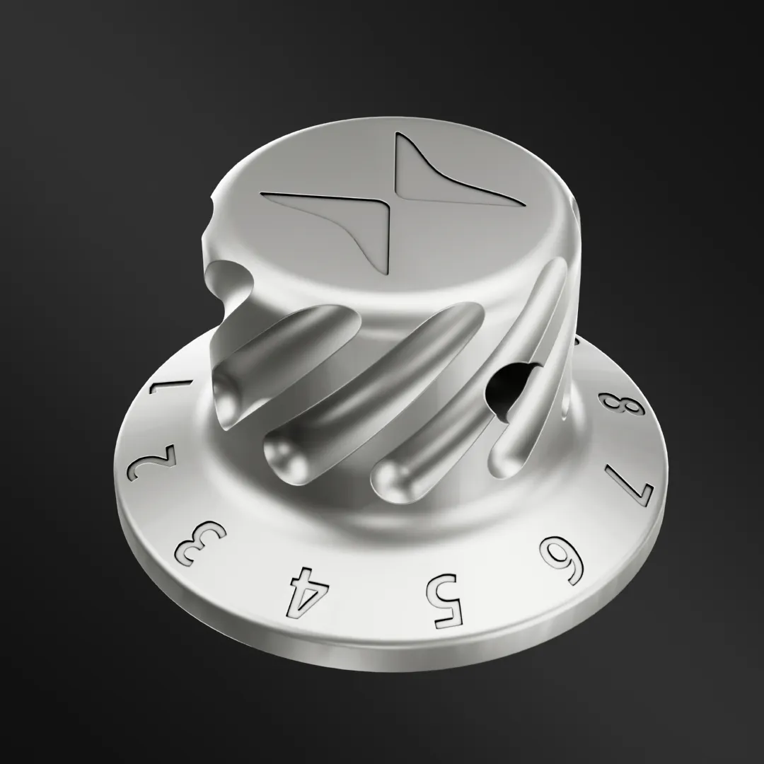 Knob.2.Gray Knob 2 7075 T6 - Image 1
